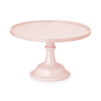 Piatto torta rosa 24 cm