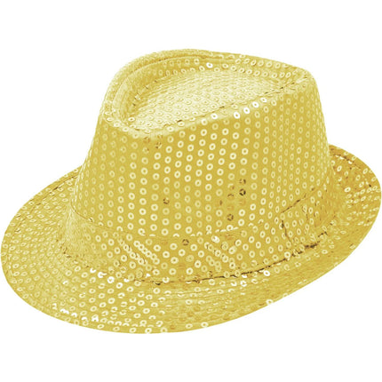 Cappello con paillettes in vari colori