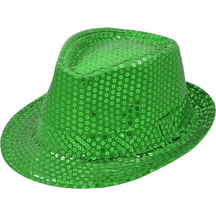 Cappello con paillettes in vari colori