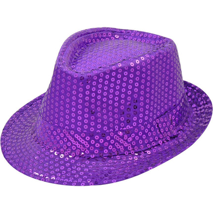 Cappello con paillettes in vari colori