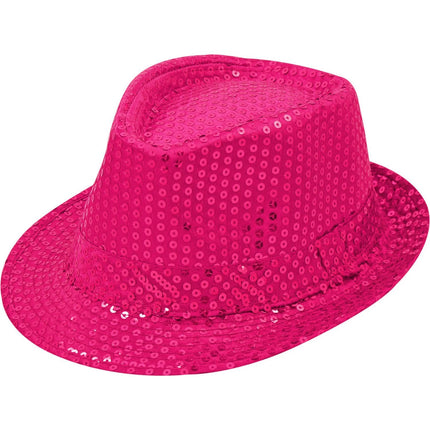 Cappello con paillettes in vari colori