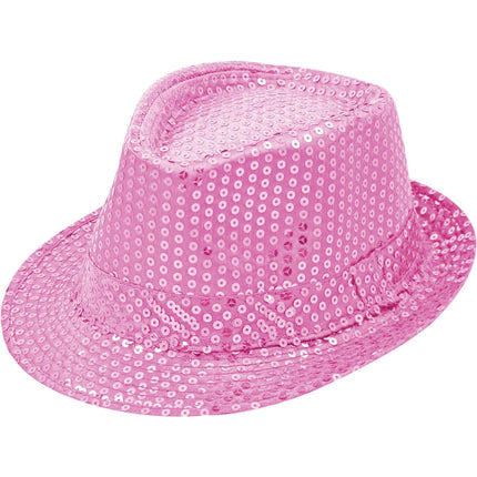 Cappello con paillettes in vari colori
