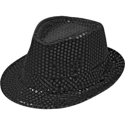 Cappello con paillettes in vari colori