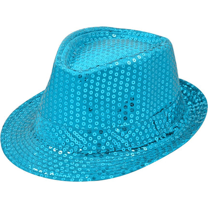 Cappello con paillettes in vari colori