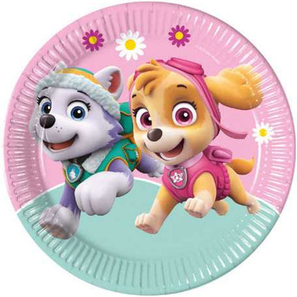 Paw Patrol Skye ed Everest Fsc Piatti di carta Next Generation Grandi 23Cm 8St