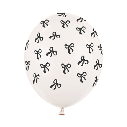 Palloncini bianchi e neri 30cm 50pz