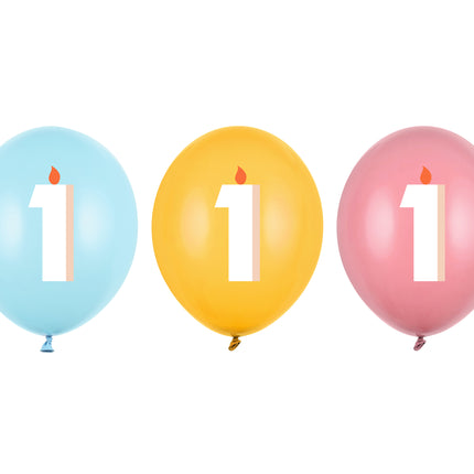 Palloncini 1 anno 30cm 50pz