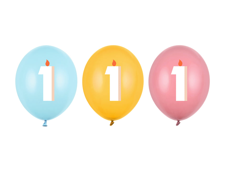 Palloncini 1 anno 30cm 50pz