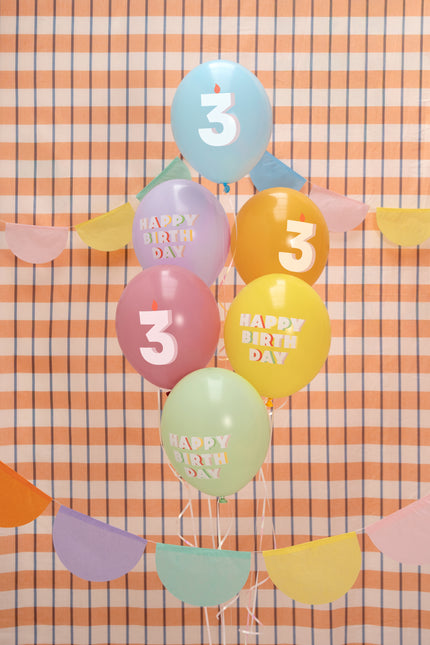 Palloncini 3 anni 30cm 50pz