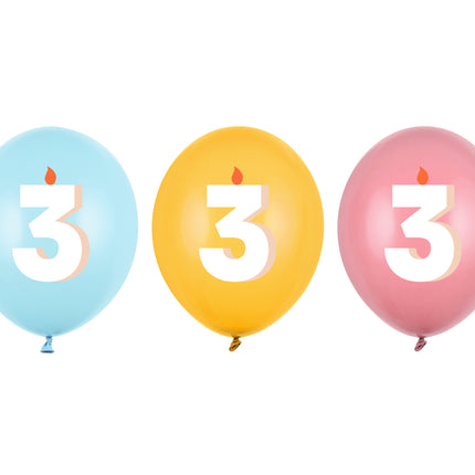 Palloncini 3 anni 30cm 50pz