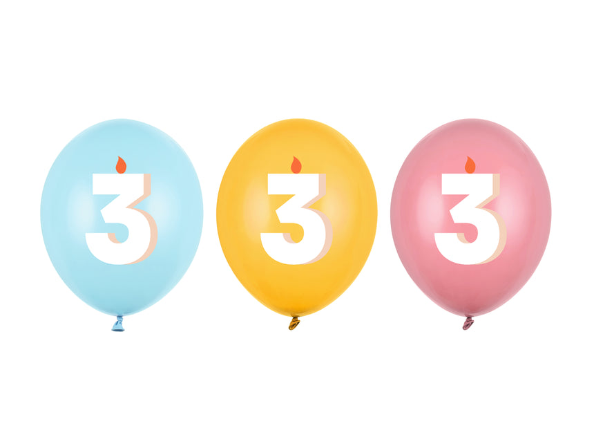 Palloncini 3 anni 30cm 50pz