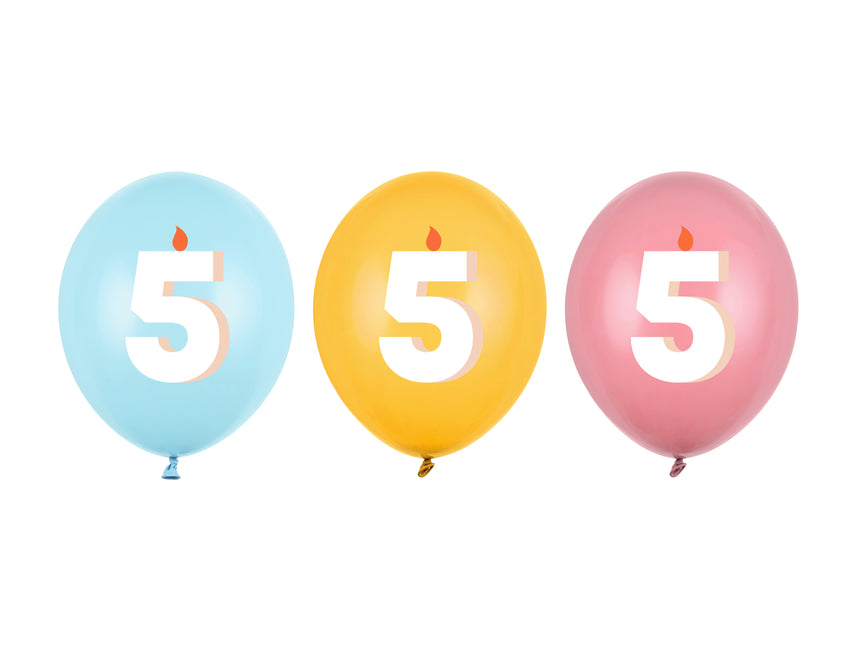 Palloncini 5 anni 30cm 50pz