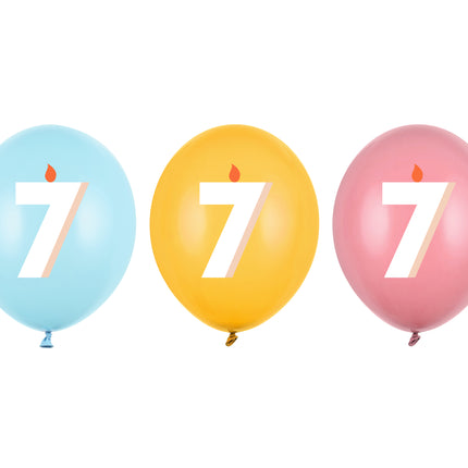 Palloncini 7 anni 30cm 50pz