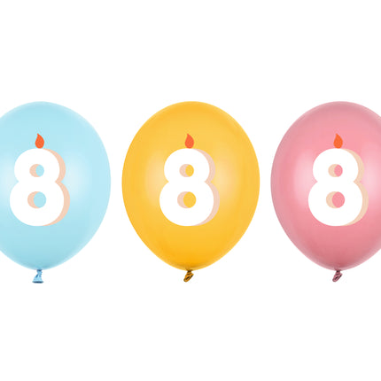 Palloncini 8 anni 30cm 50pz