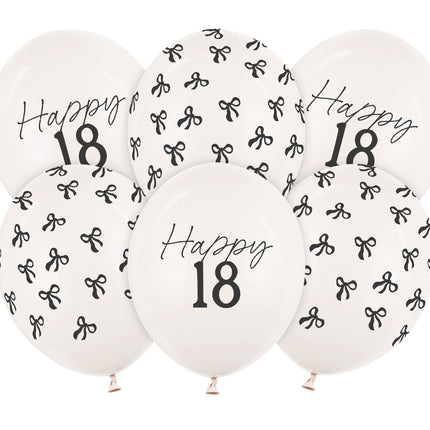 Palloncini 18 anni 30cm 50pz