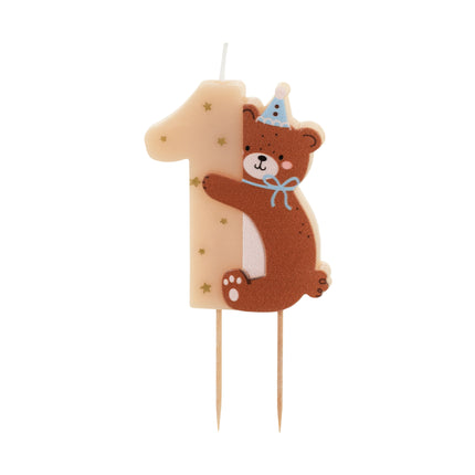 Candela orso 7 cm