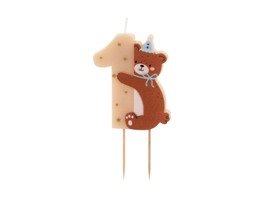 Candela orso 7 cm