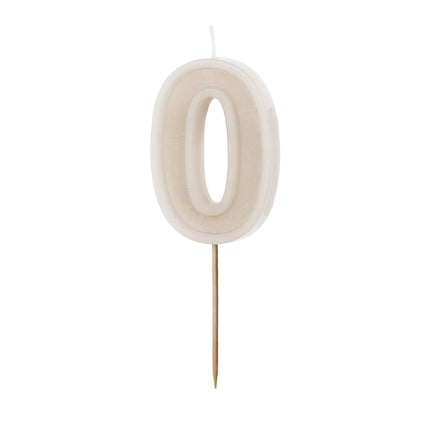 0 Anno Candela Beige 10cm