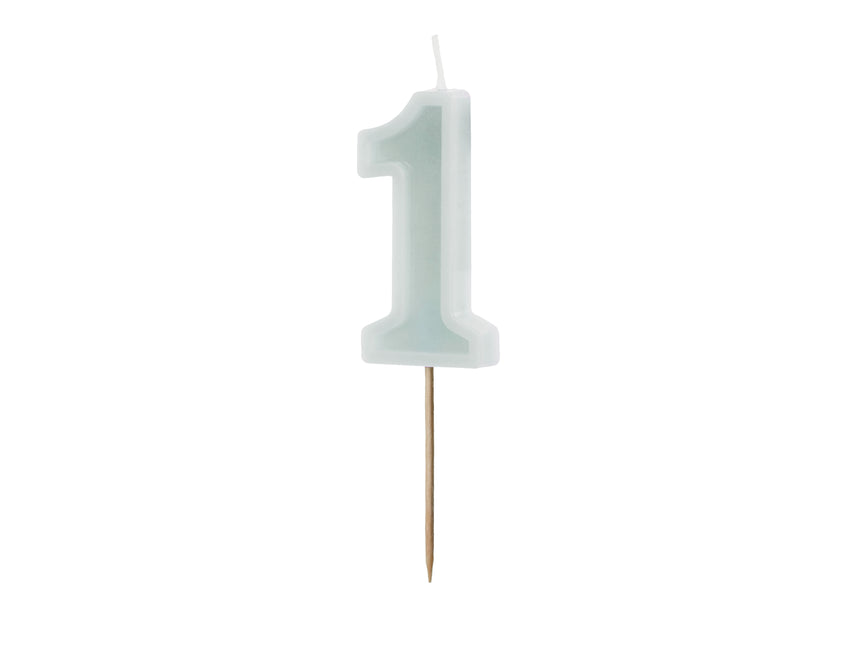 Candela a 1 anno verde 10 cm