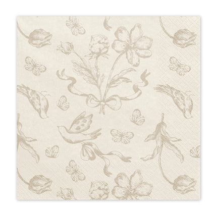 Tovaglioli a fiori 33cm 12pz