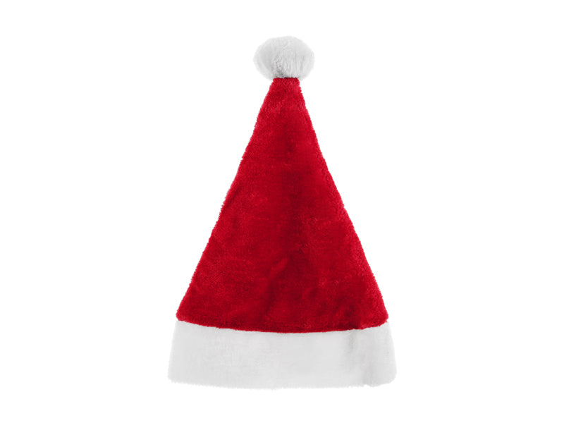 Cappello di Babbo Natale rosso bianco 40 cm