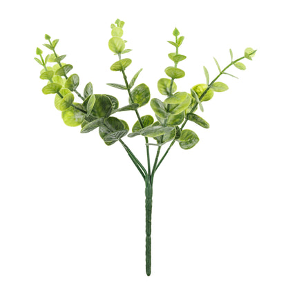Ramo finto di eucalipto verde 27 cm