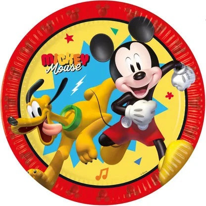 Mickey Jump Into Fun Fsc Piatti di carta di nuova generazione 23Cm 8St