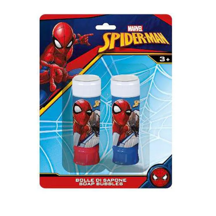 Gonfiatore di bolle Spiderman 2 pezzi