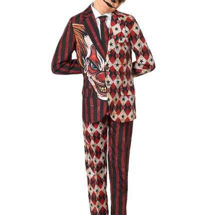 Costume da clown dell'orrore per ragazzi, 3 pezzi