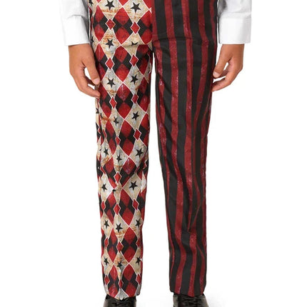 Costume da clown dell'orrore per ragazzi, 3 pezzi