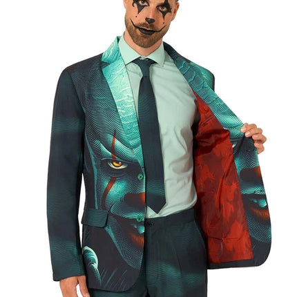 Costume da Pennywise da uomo, 3 pezzi