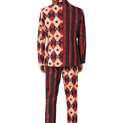 Costume da clown dell'orrore da uomo, 3 pezzi
