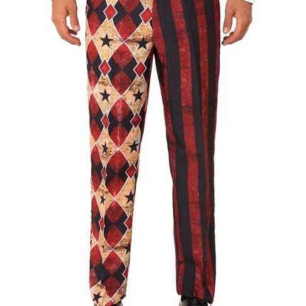Costume da clown dell'orrore da uomo, 3 pezzi