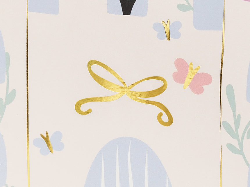 Borsa per feste principesse 20 cm