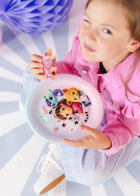 Piatti Gabby's Dollhouse 23 cm di carta