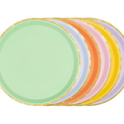 Piatti colorati da 21 cm 6 pezzi