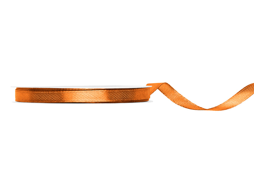Nastro arancione 6Mm satinato 25m