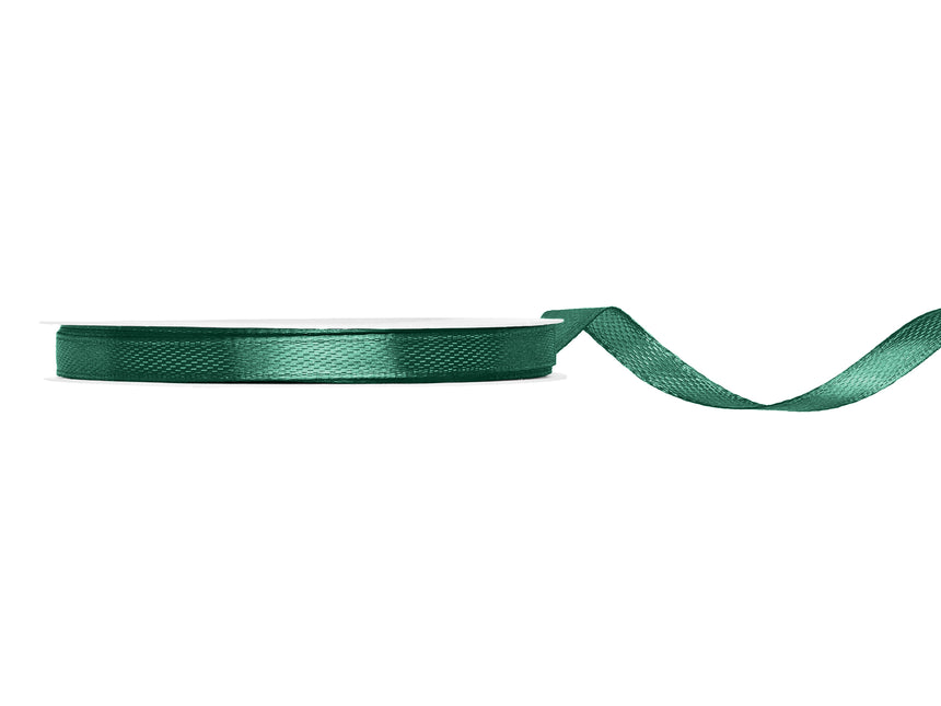 Nastro verde scuro 6Mm satinato 25m