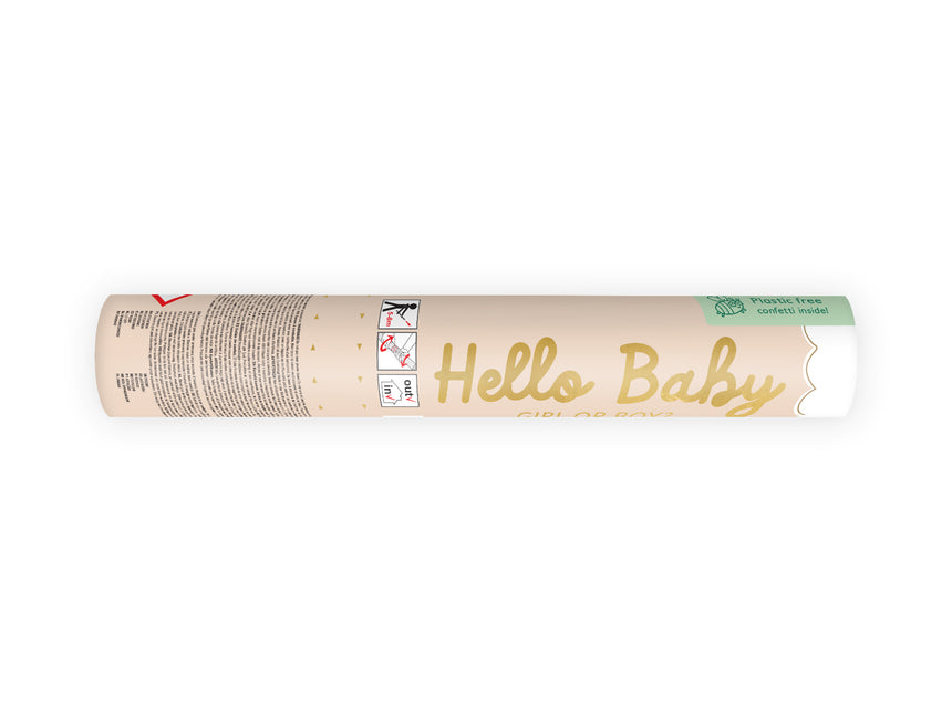 Farfalla Cannone Coriandoli Blu 20cm