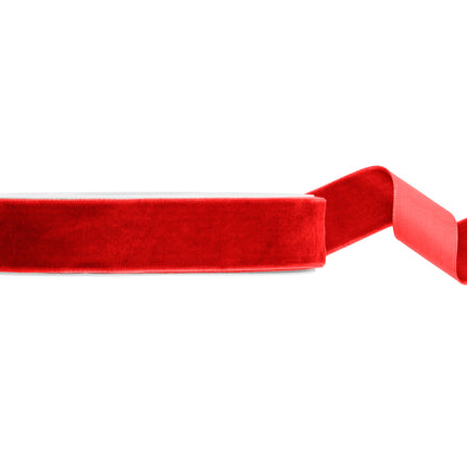 Nastro rosso in velluto 10m