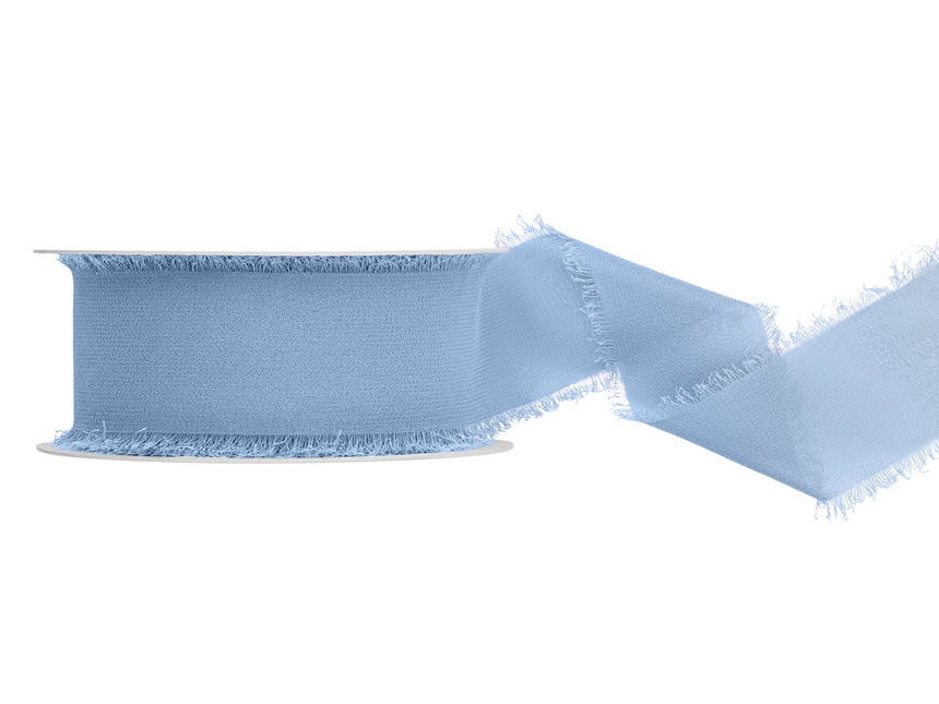 Nastro blu di chiffon 10m