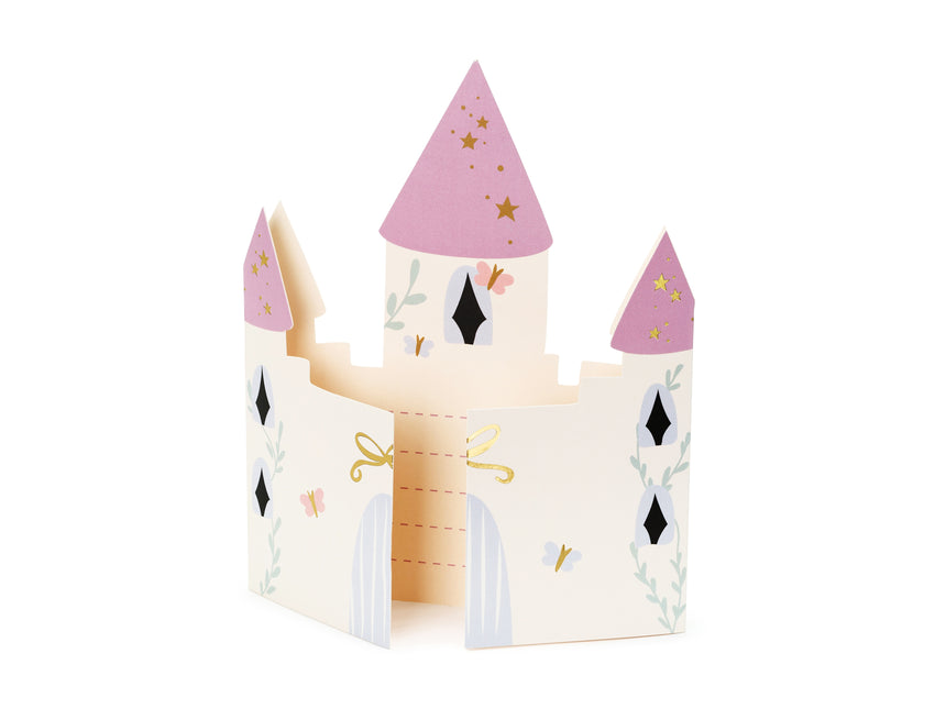 Inviti alle principesse 12,5 cm 6 pezzi