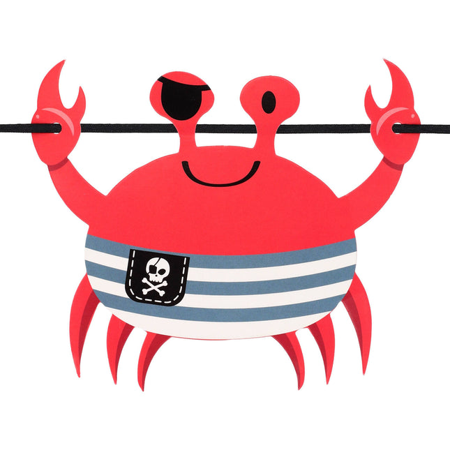 Ghirlanda di lettere pirata Happy Birthday 1,5 m