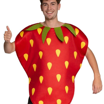 Aardbei Kostuum Rood van Partychimp koop je bij Partywinkel