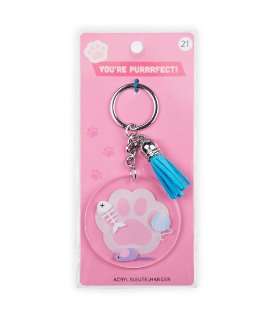Acryl sleutelhanger Kat van Paper Dreams koop je bij Partywinkel