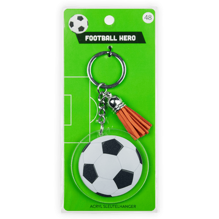 Acryl Sleutelhanger Voetbal van Paper Dreams koop je bij Partywinkel