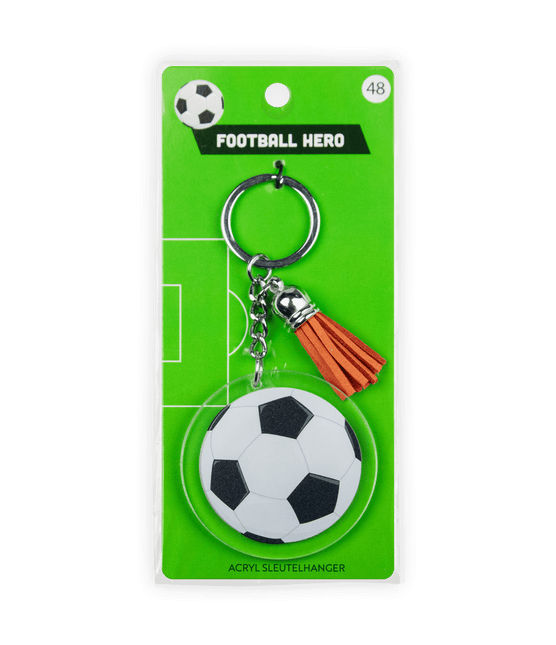 Acryl Sleutelhanger Voetbal van Paper Dreams koop je bij Partywinkel