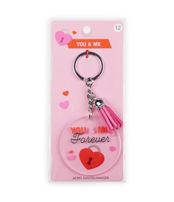 Acryl sleutelhanger You & me van Paper Dreams koop je bij Partywinkel