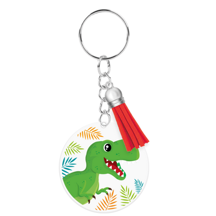 Portachiavi in acrilico Dino