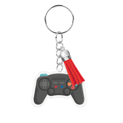 Portachiavi in acrilico a forma di controller
